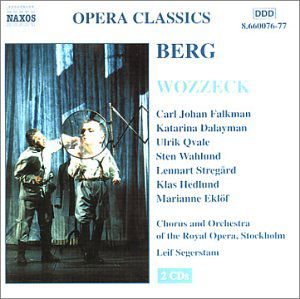 Berg / Falkman / Dalayman / Qvale / Segerstam - Wozzeck 1CD