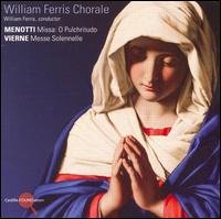 Menotti / Vierne / Composer Festival Orch / Ferris - Missa O Pulchritudo / Messe Solennelle 1CD
