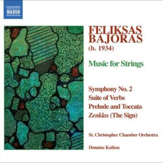 ST. CHRISTOPHER COKATKUS BAJORAS MUSIC FOR STRINGS CD
