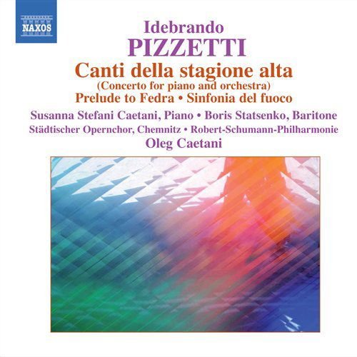 Pizzetti / Caetani / Robert-schumann Philharmonie - Concerto for Piano & Orchestra / Prelude to Fedra 1CD