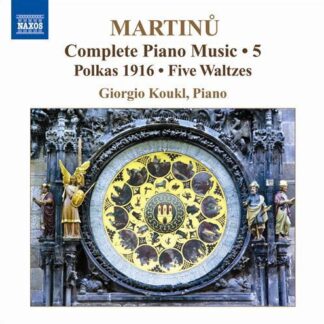 KOUKL MARTINU COMPLETE PIANO MUSIC CD
