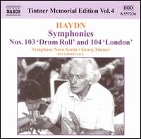 Haydn / Tintner / Symphony Nova Scotia - Tintner Memorial Edition 4 1CD