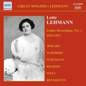 LOTTE LEHMANN LOTTE LEHMANN VOL 1 CD