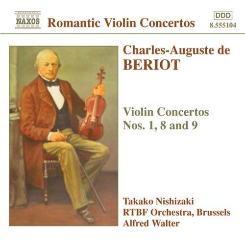 Beriot / Nishizaki Walter / Rtbf Orch Brussels - Violin Concertos 1 8 & 9 1CD