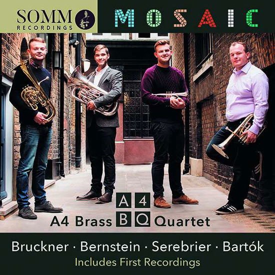 A4 Brass Quartet - Jose Serebrier / Leonard Bernstein / Jonathan Bates / Bela Bartok / Joseph Kosma / Christian Overhead / Percy Grainger Daniel Hall... 1CD