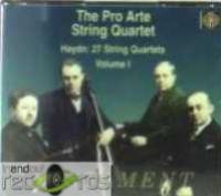 The Pro Arte String - Haydn String Quartets Op.1 No.1 (La Chasse) Op.20 Nos. 2 & 5 Op.50 No.3 Op.54 Nos. 1-3 3CD