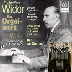 BEN VAN OOSTEN WIDOR ORGAN WORKS VOL. 4 CD