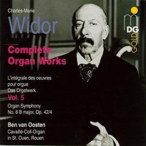 BEN VAN OOSTEN WIDOR ORGAN WORKS VOL. 5 CD