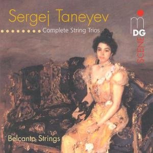 BELCANTO STRINGS Taneyev - Complete String Trios D Moj/B Min/ Eb Major CD