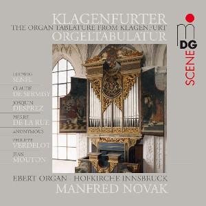 Novak Manfred - Organ Tablatur MDG Klassisk 2CD