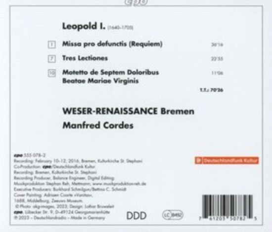 Weser-Renaissance Bremen - Requiem: Missa Pro Defunctis 1CD