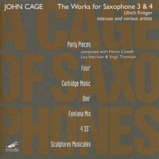 The Arditti Quartet - John Cage: Cage Edition 42-A Cage Of Saxophones 3 2CD