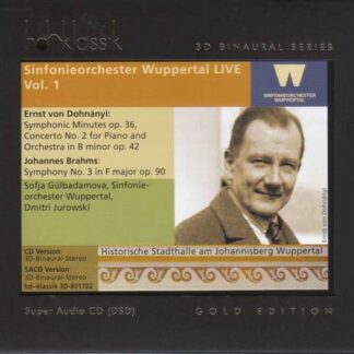 Sofja Gulbadamova / Sinfonie-orchester Wuppertal / Dmitri Jurowski - Dohanyi & Brahms: Sinfonieorchester Wuppertal Live 1 1CD