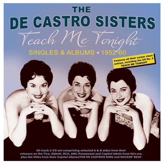 DE CASTRO SISTERS Teach Me Tonight: Singles & Albums 1952-60 CD