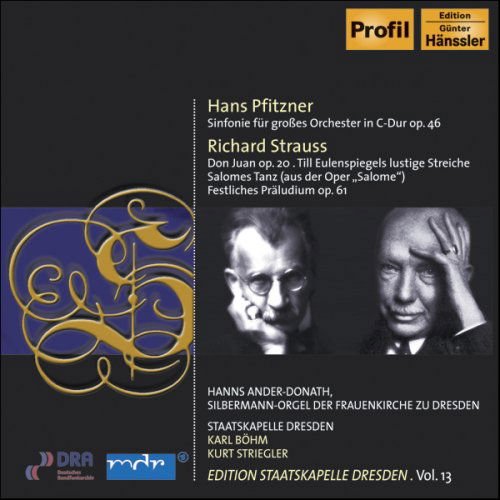 Pfitzner / Strauss / Donath / Skd / Bohm - Symphony for Orchestra 1CD