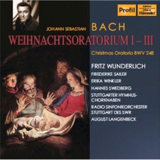 Bach,j.s. / Wunderlich / Sailer / Winkler - Weihnachtsoratorium (Christmas Oratorio) 2CD