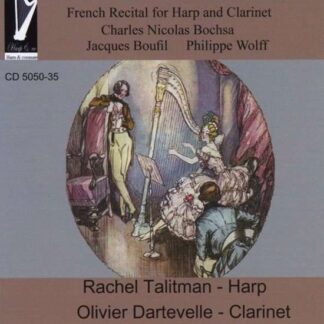 RACHEL TALITMAN/OLIVIER DARTEV FRENCH RECITAL FOR HARP & CLAR CD