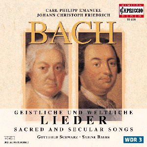 Gotthard Schwarz & Sabine Bauer - Lieder Der Familie Bach 1CD