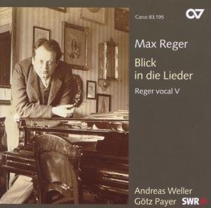 Weller / Payer - Reger / Lieder With Piano 1CD