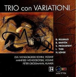 Wengoborski / Grossmann - Trio Con Variationi 1CD