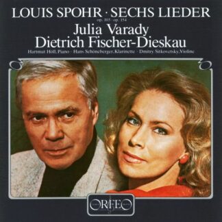 Spohr / Varady / Fischer-dieskau - Lieder / Op 103 with Piano & Clarinet 1CD