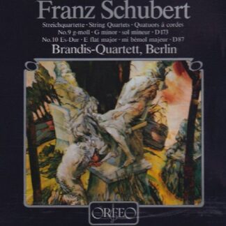 Brandis Quartet - SCHUBERT Quartette No. 9+10 1CD