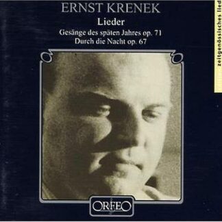 Krenek / Himmelheber / Sturludottir / Bauni - Durch Die Nacht / Gesange Des Spaten Jahres 1CD