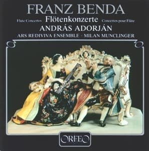 Benda / Munclinger / Adorjan / Ars Rediviva Ens - Flute Concertos in E & a 1CD