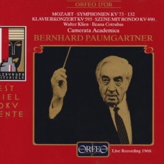 Mozart / Cotrubas / Paumgartner - Sym. Kv 73 & 132 & Klavierkonzert Kv 595 & Szene 1CD