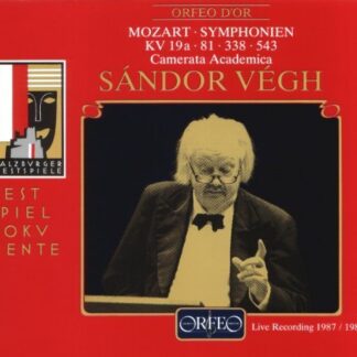 Mozart / Vegh / Camerata Academica Mozarteum - Symphony 4 in F 1CD