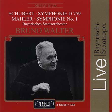 BAYERISCHES STAATSO./WALTER MAHLERSYMPHONY NO. 1 CD