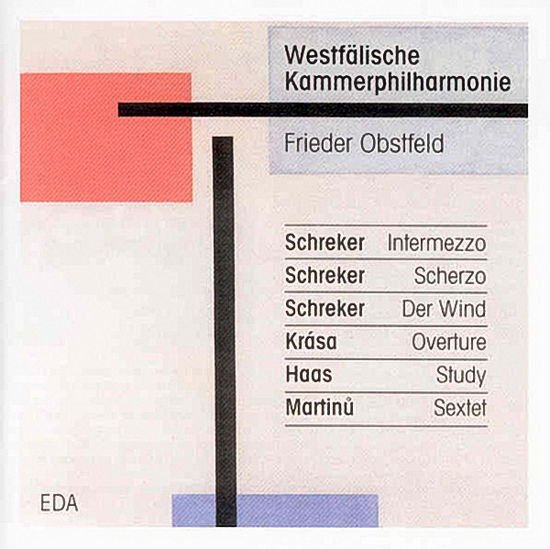 Obstfeld, Frieder / Westphalian Chamber Philharmonic - Franz Schreker / Hans Krasa / Pavel Haas / Bohusla 1CD