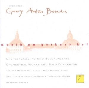 Benda / Thueringen Philharmonie Gotha / Breuer - Music at the Court of Gotha: Orchestral Works 1CD