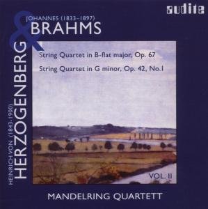 MANDELRING QT. BRAHMS STRING QUARTETS OPP.67 CD