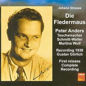 Peter Anders - Die Fledermaus 2CD