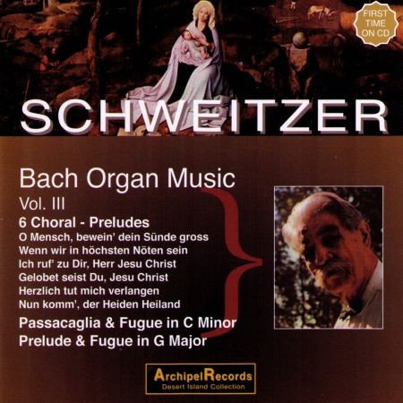 Bach,j.s. / Schweitzer - Orgelmusik 3: 6 Choral 1CD