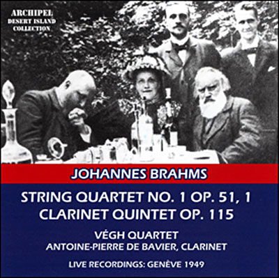 DE BAVIER/VEGH QUARTET STRING QUARTET NO.1/CLARINET Q CD