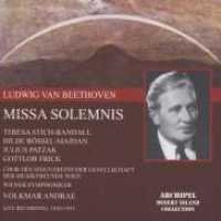 Beethoven / Stich-randall / Rossel / Patzak - Missa Solemnis 1CD