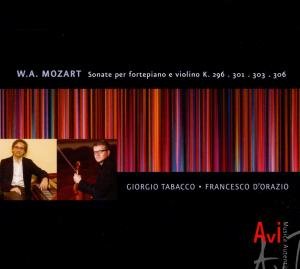 Mozart / Tabacco / D'orazio - Sonatas for Fortepiano & Violin K 296 & 301 & 303 1CD