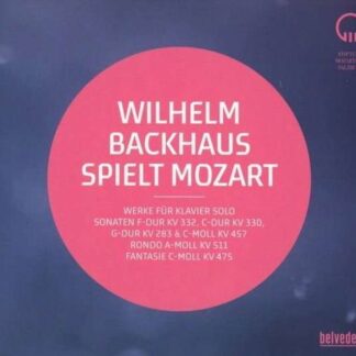 Wiener Philharm Peter Schmidl - Backhaus Spielt Mozart 1CD