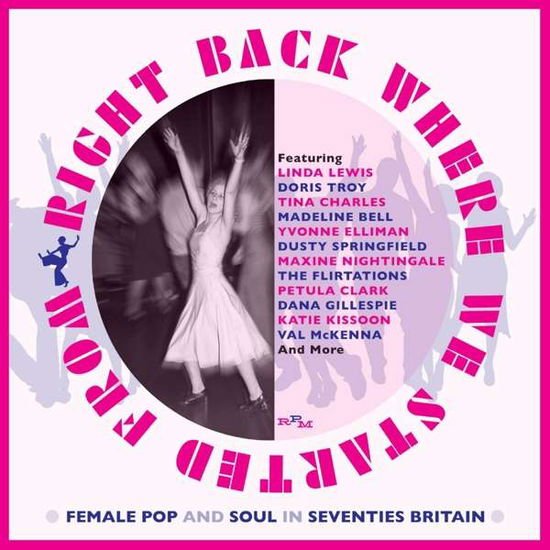 Compilation - Right Back Where We Started from ~ Female Pop and Soul in Seventies Britain: 3cd Capacity Wallet 3CD