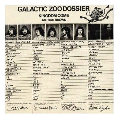 BROWN ARTHUR AND KINGDOM COME GALACTIC ZOO DOSSIER CD