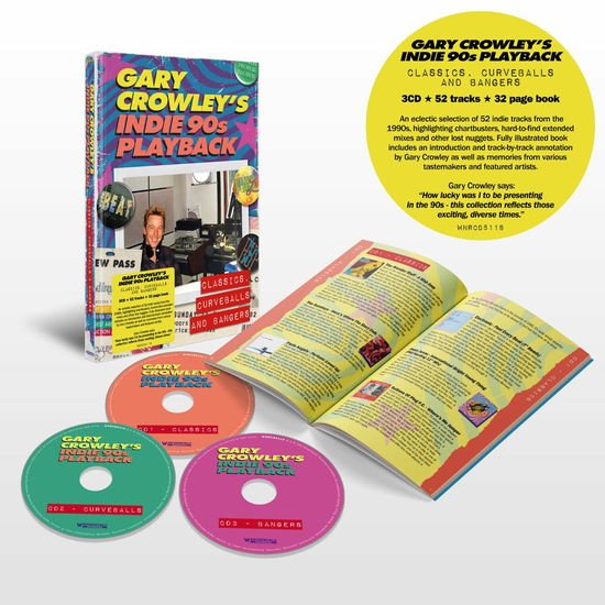 Gary Crowley'S Indie 90S Playback: Classics / Var - Gary Crowleys Indie 90s Playback - Classics / Curveballs And Bangers 3CD