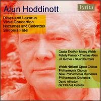 NEW PHILHARMONIA/ATHERTON ALUN HODDINOTT DIVES AND LAZU CD