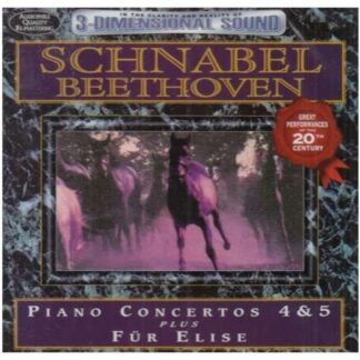 BEETHOVEN Piano Concerto No. 4 & 5 Fur Elise CD