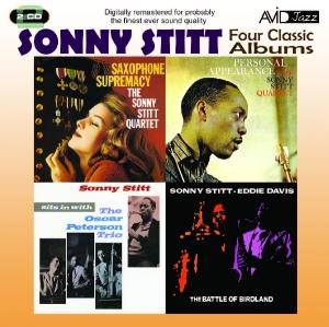 SONNY STITT Four Classic Albums (Saxophone Supremacy / Personal Appearance / Sits In With The Oscar Peterson Trio / The Battle Of Birdland) CD