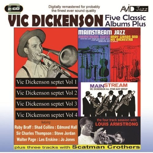 Vic Dickenson - Five Classic Albums Plus (Vic Dickenson Septet #1 / #2 / #3 / #4 / Mainstream Jazz) 2CD