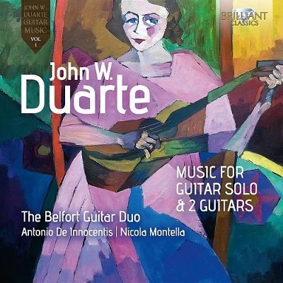 BELFORT GUITAR DUO/ANTONIO DE DUARTE MUSIC FOR GUITAR SOLO CD