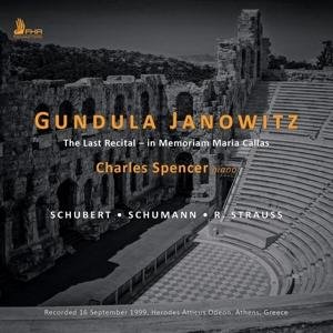 JANOWITZ GUNDULA JANOWITZ THE LAST RECITAL CD