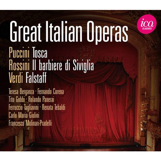 Puccini / Verdi / Rossini / Giulini / Tebaldi - Great Italian Operas 6CD
